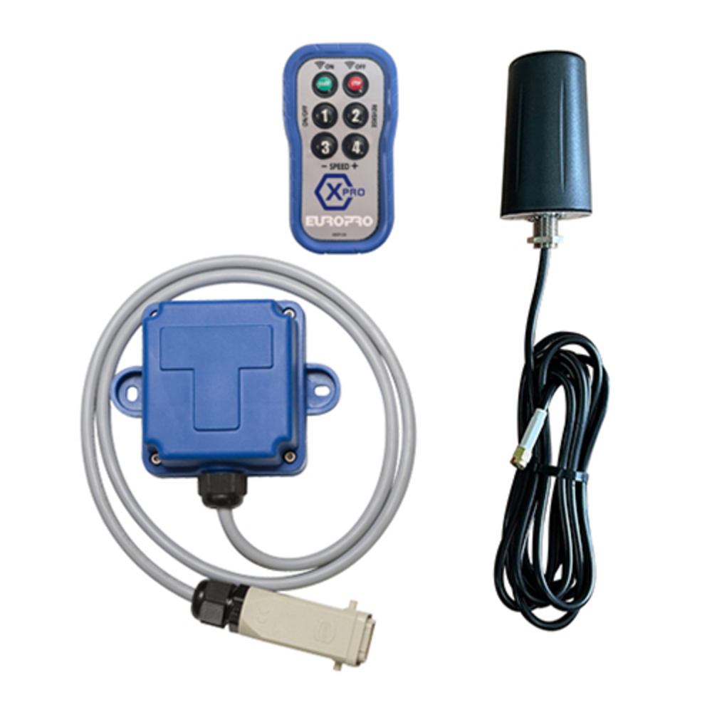 Télécommande sans fil vitesse variable avec sirène 12V-DC complète X-PRO D200 - EUROMAIR - 20700