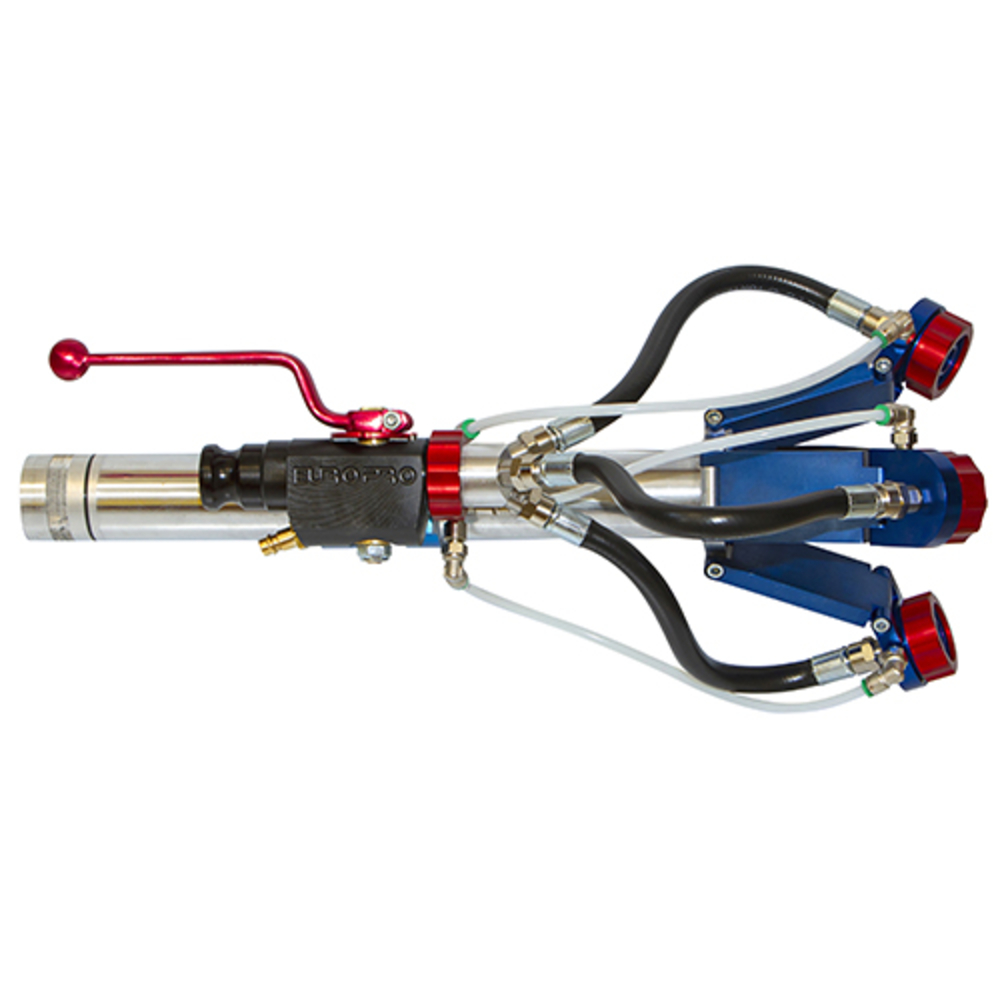 Lance chanvre & chaux ø 50 - 3 têtes seule - EUROMAIR - 30814