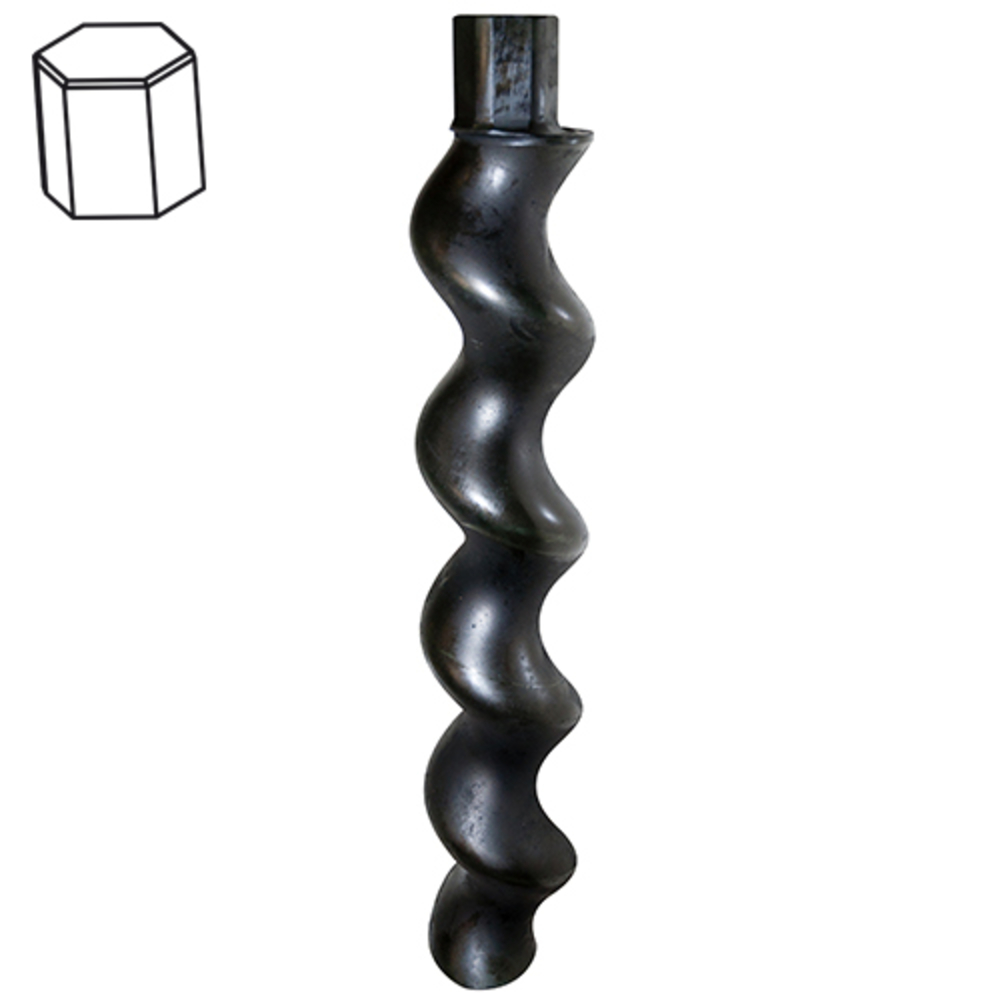 Rotor pompe MIXER 75-15 / 1,5L7 tête hexagonale 51,5 x 59 - EUROMAIR - MI7009054000