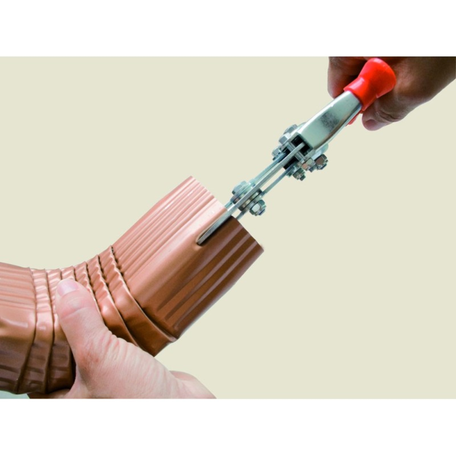 RET 3 LAMES - Pince à gaufrer 3 lames - Spécial tubes carrés -  EDMA - 030355