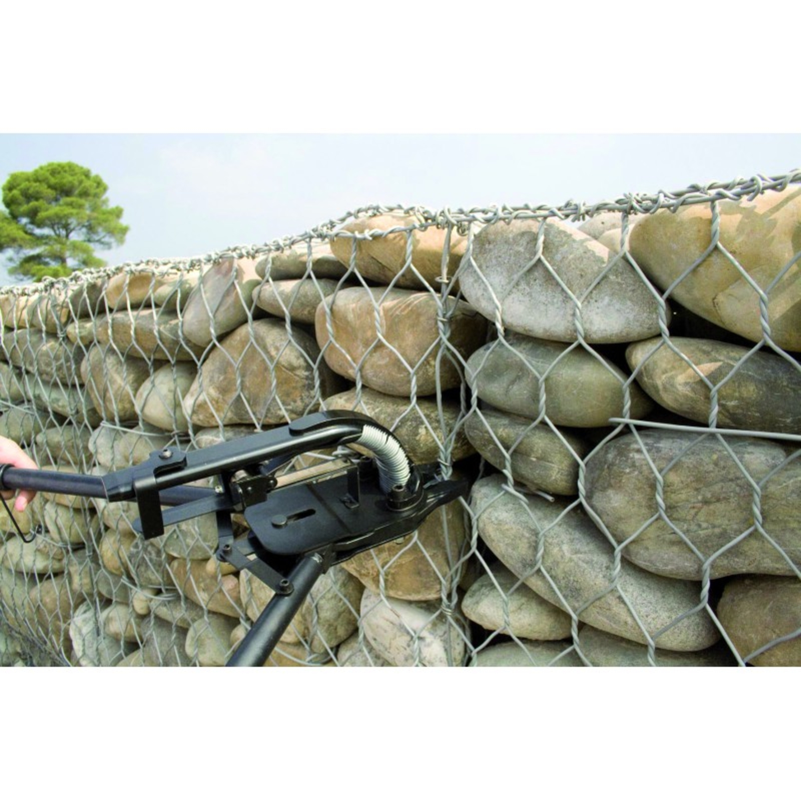 AGRAFEUSE MANUELLE AVEC CHARGEUR - Pour la pose d'agrafes CL 50 GABION - EDMA - 46455