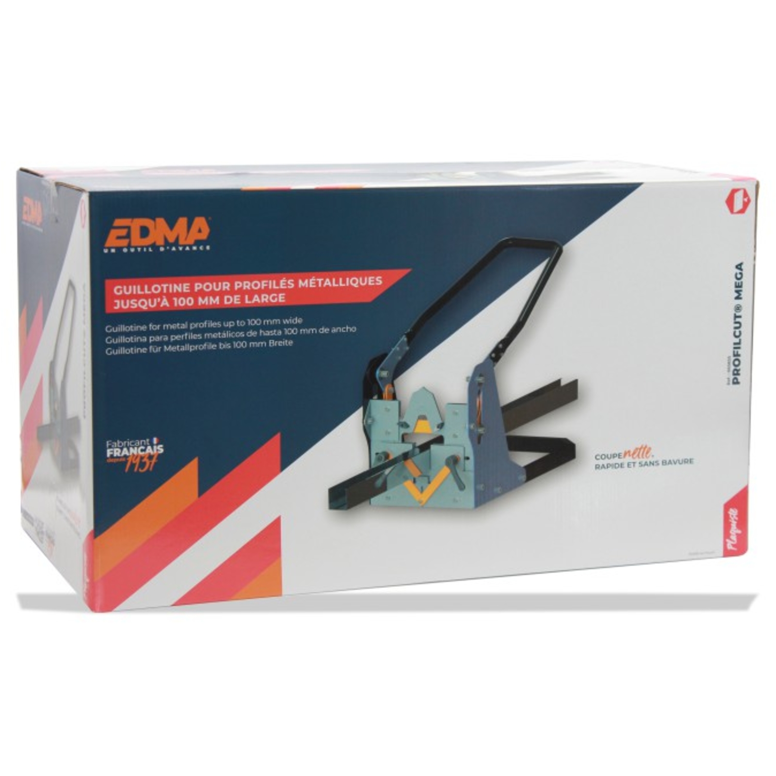 PROFILCUT MEGA - Guillotine pour profilés métalliques jusqu'à 100 mm de large - EDMA - 065855