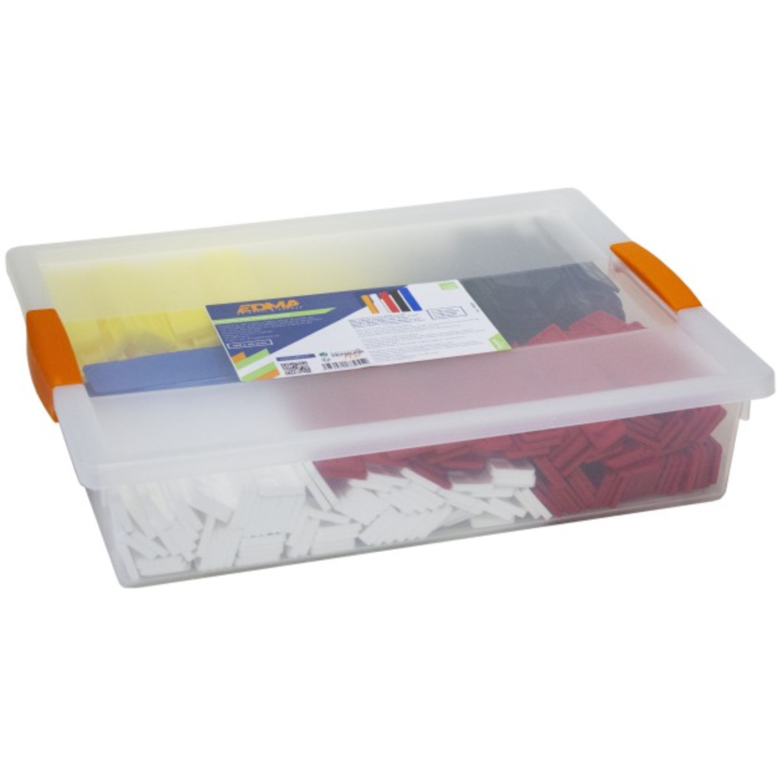 CALE PLATE - 100 x 24 mm - Assortiment x 400 pcs -  EDMA - 188955