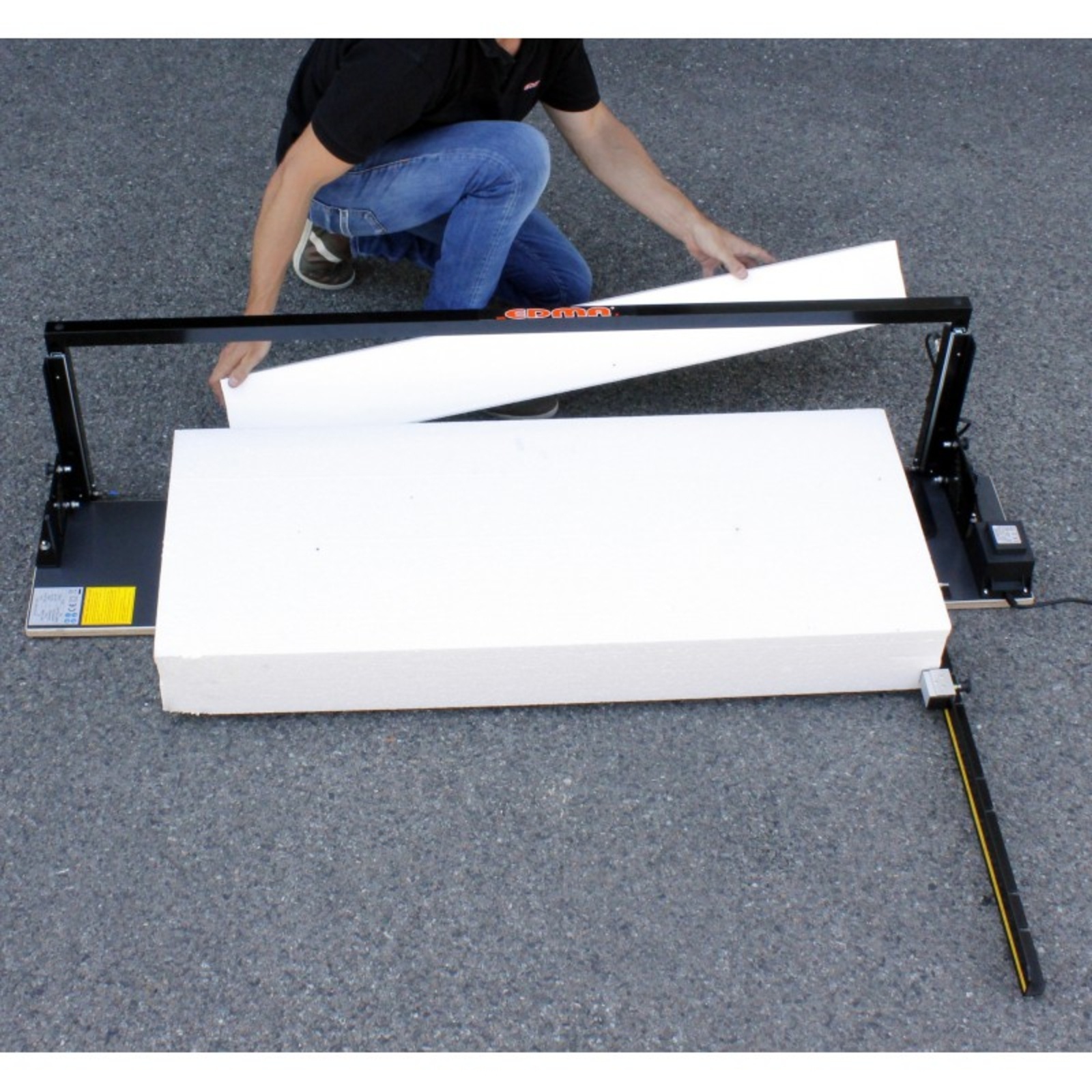 Table de découpe au fil chaud horizontale - pour polystyrène - EDMA - 260155
