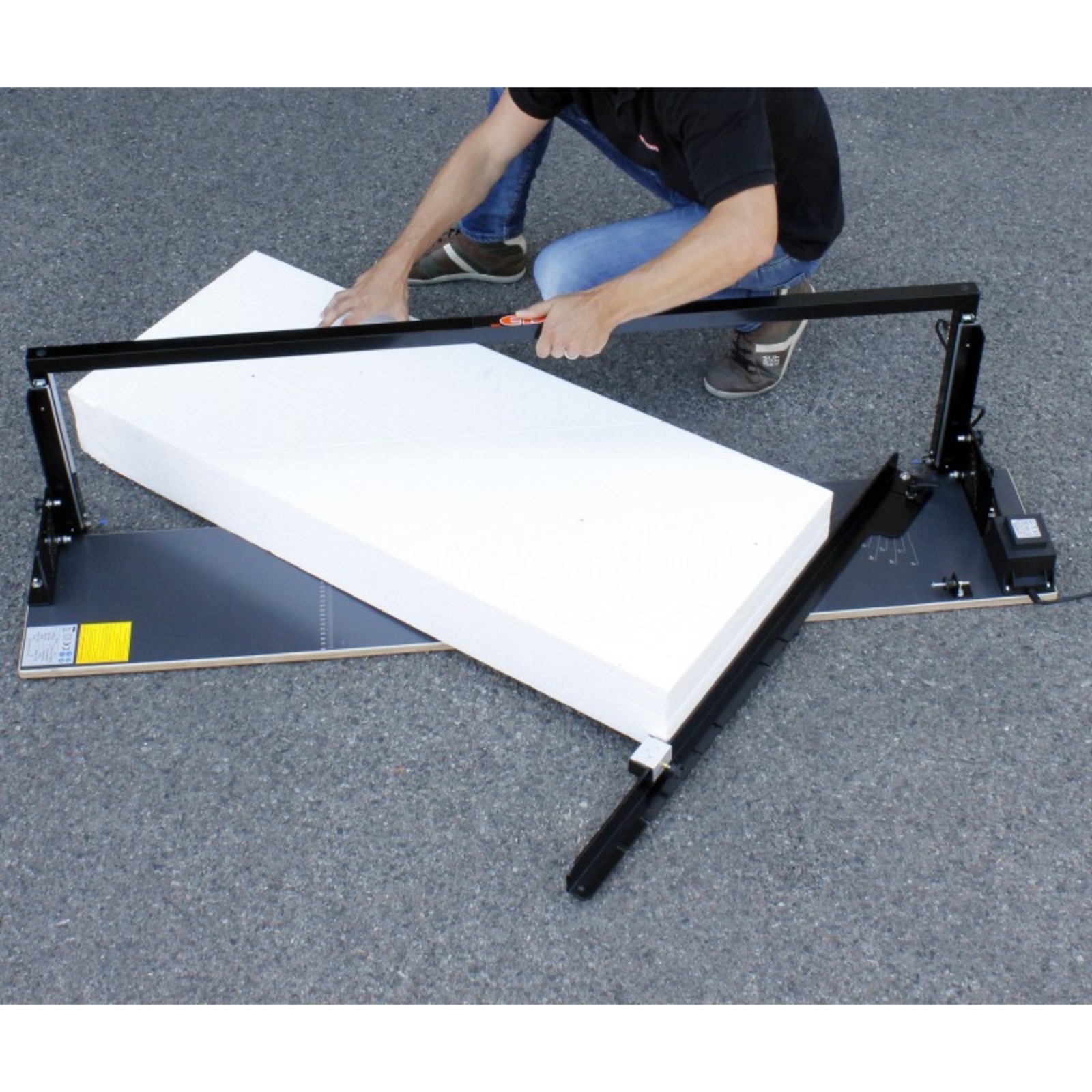 Table de découpe au fil chaud horizontale - pour polystyrène - EDMA - 260155