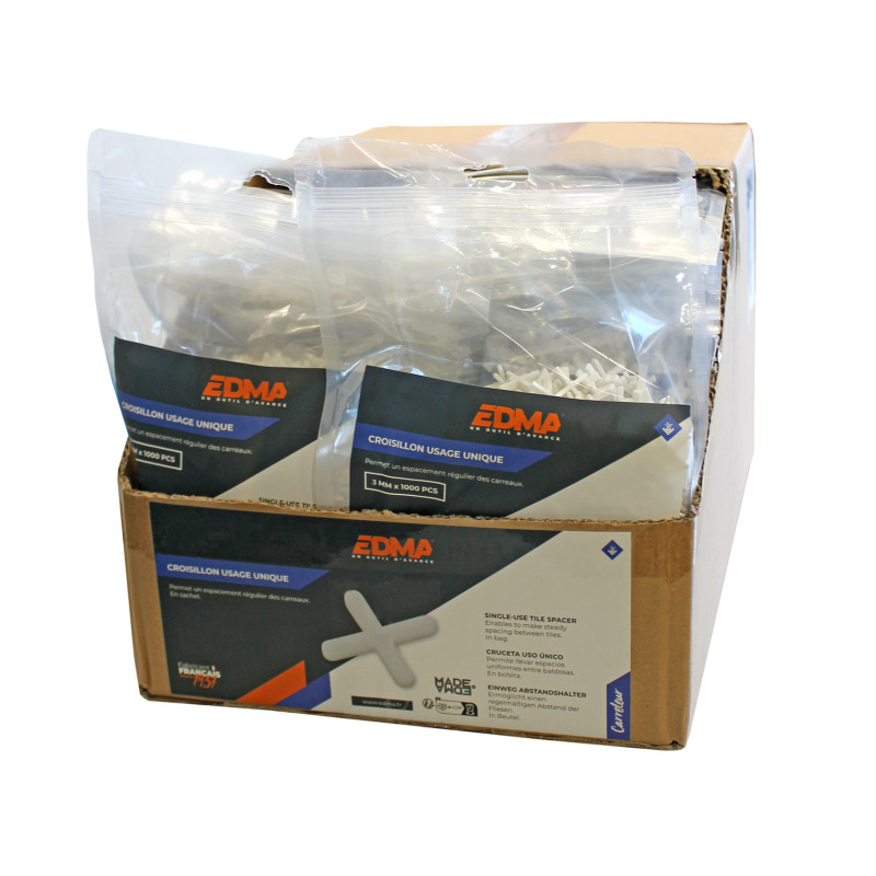 CROISILLON USAGE UNIQUE - 3 mm - x 1000 pcs - EDMA - 262355