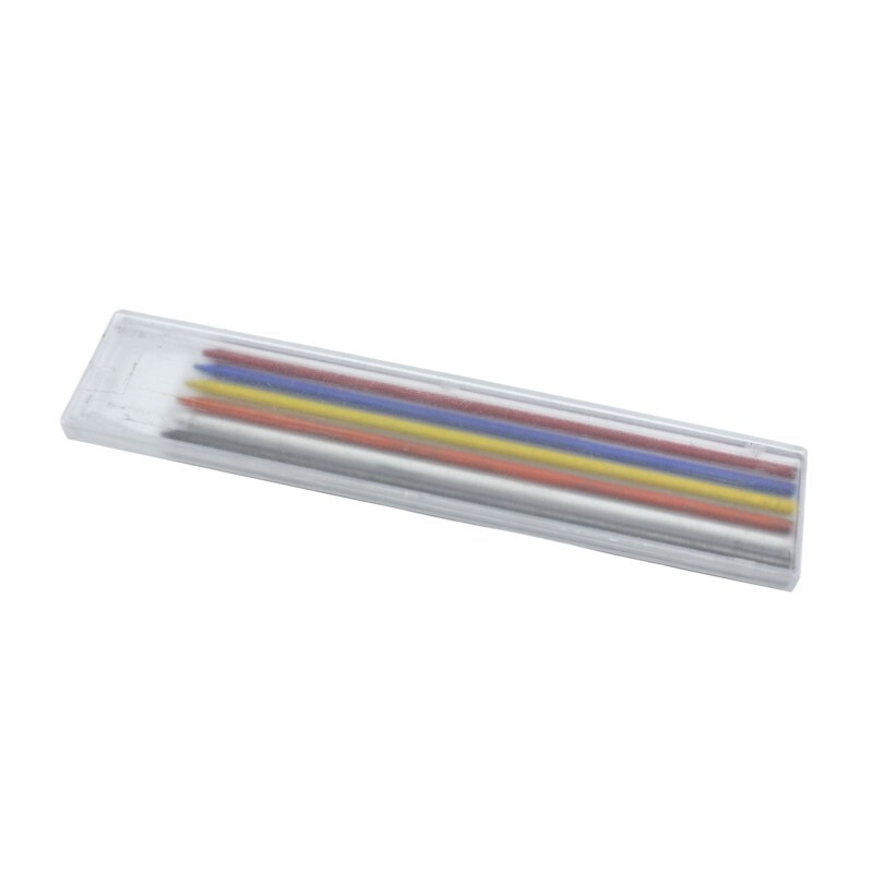MINE COULEUR POUR CRAYON DE CHANTIER - x 6 pcs - EDMA - 283355