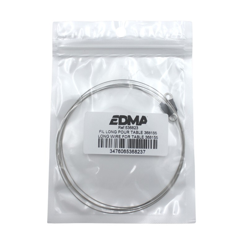 FIL DE COUPE DE RECHANGE 1430 MM POUR TABLE DE DÉCOUPE DOUBLE FIL CHAUD - EDMA - 536823