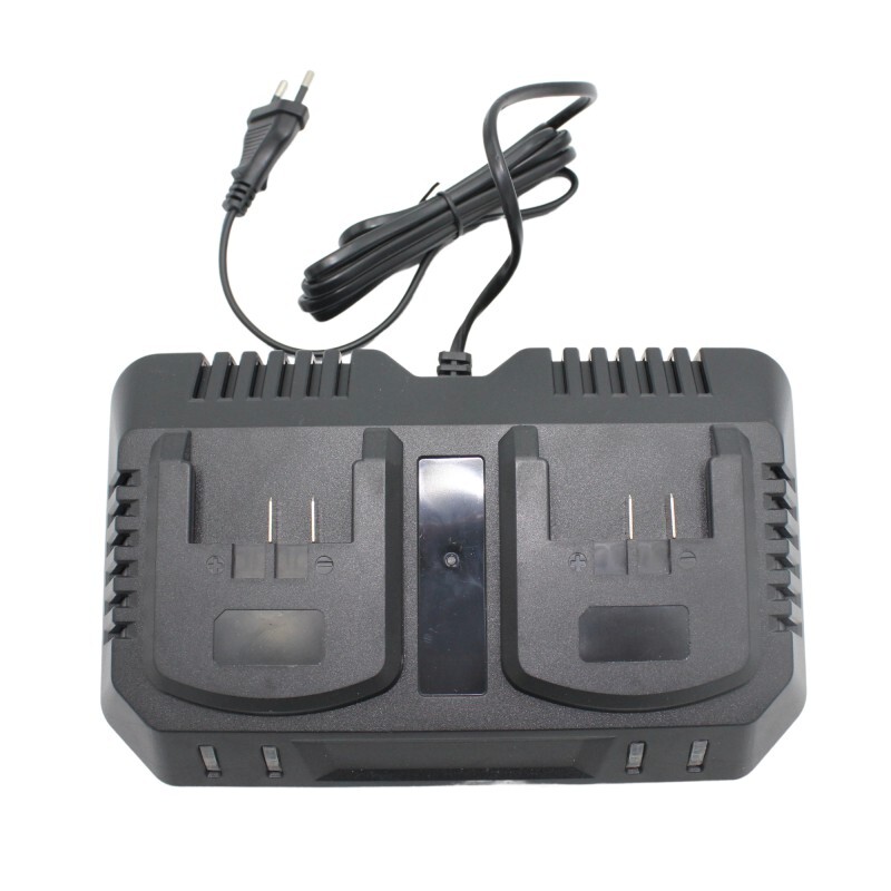 CHARGEUR DOUBLE DE BATTERIE LITHIUM 18 V - EDMA - 536843