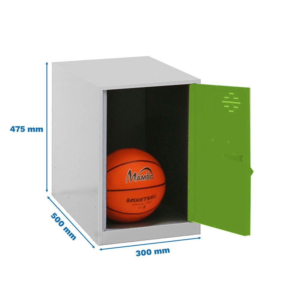 Vestiaire métallique 475x300x500 - Gris - SIMON RACK - 8425437065071