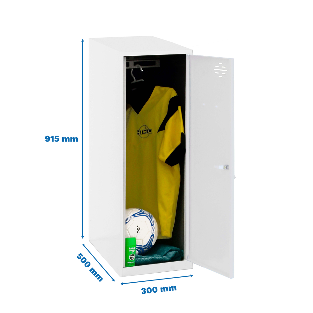 Vestiaire métallique 915x300x500 - Bleu - SIMON RACK - 8425437116612