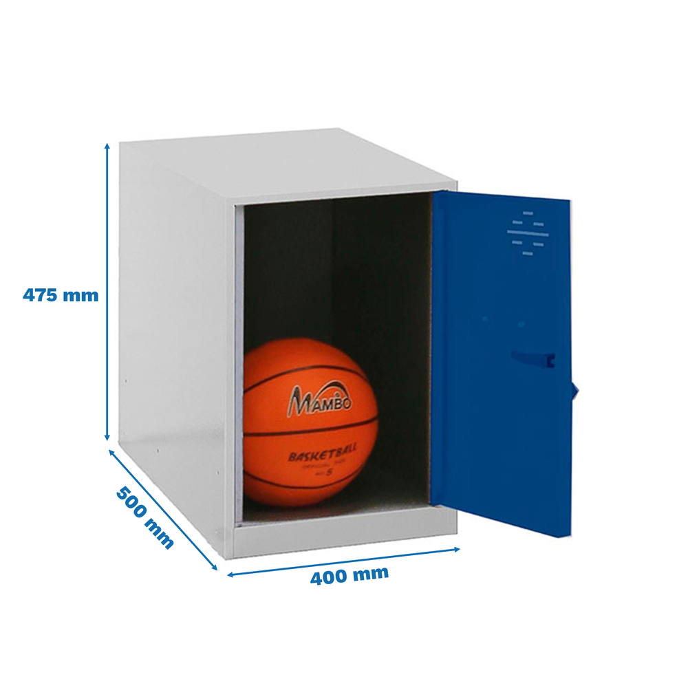 Vestiaire métallique 475x400x500 - Gris - SIMON RACK - 8425437117534