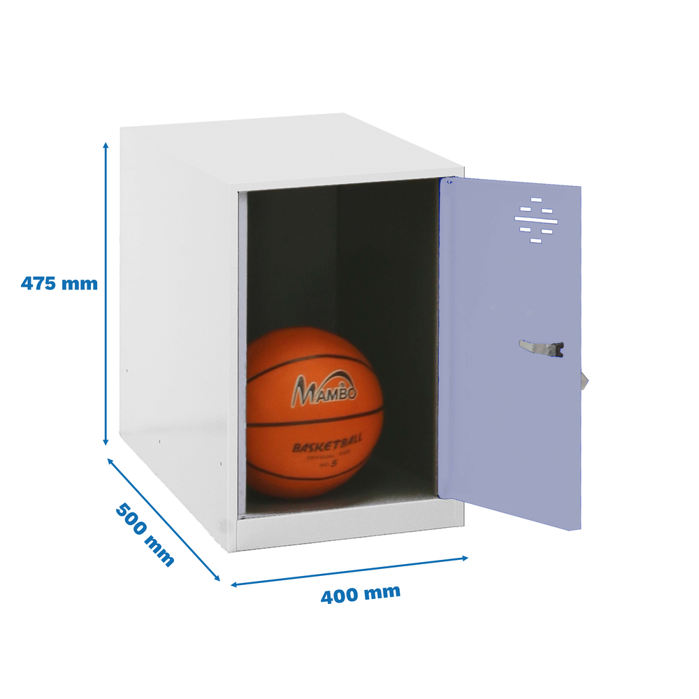 Vestiaire métallique 475x400x500 - Gris - SIMON RACK - 8425437117626