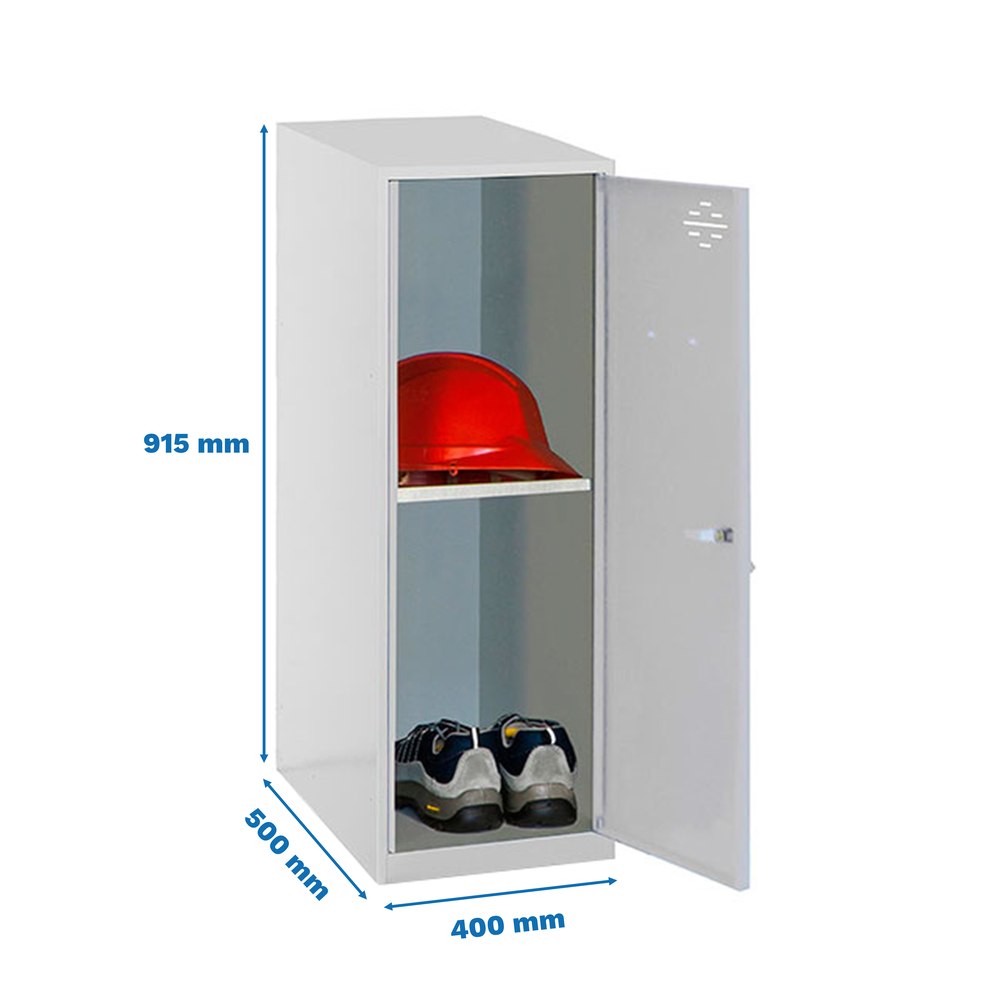 Vestiaire métallique 915x400x500 - Gris - SIMON RACK - 8425437119439