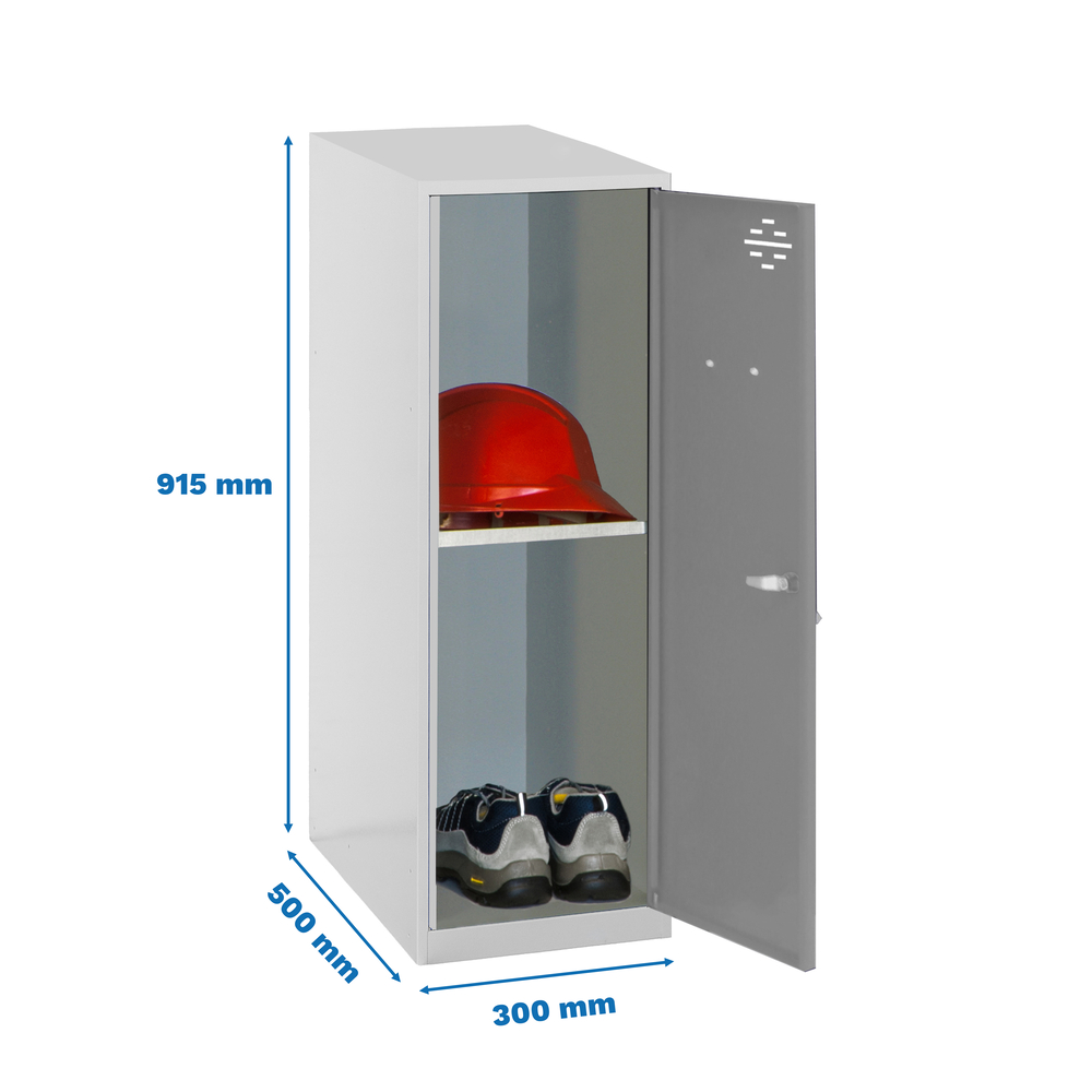 Vestiaire métallique 915x300x500 - Gris - SIMON RACK - 8425437119453