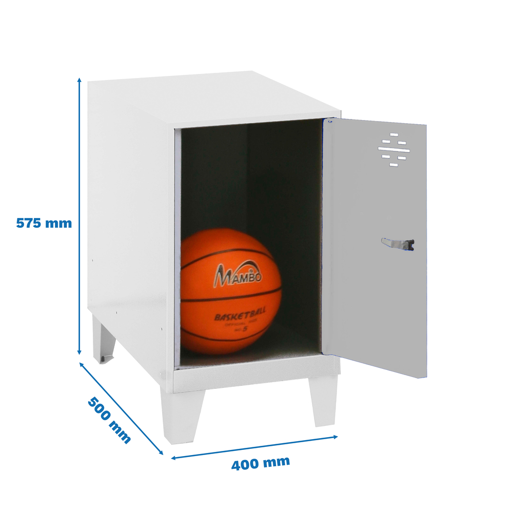 Vestiaire métallique 575x400x500 - Gris - SIMON RACK - 8425437121296