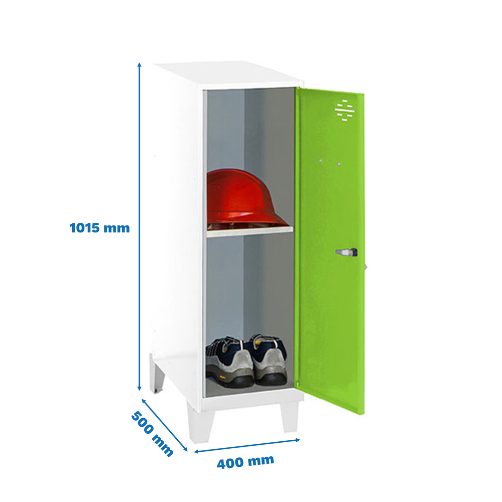 Vestiaire métallique 1015x400x500 - Vert - SIMON RACK - 8425437122194