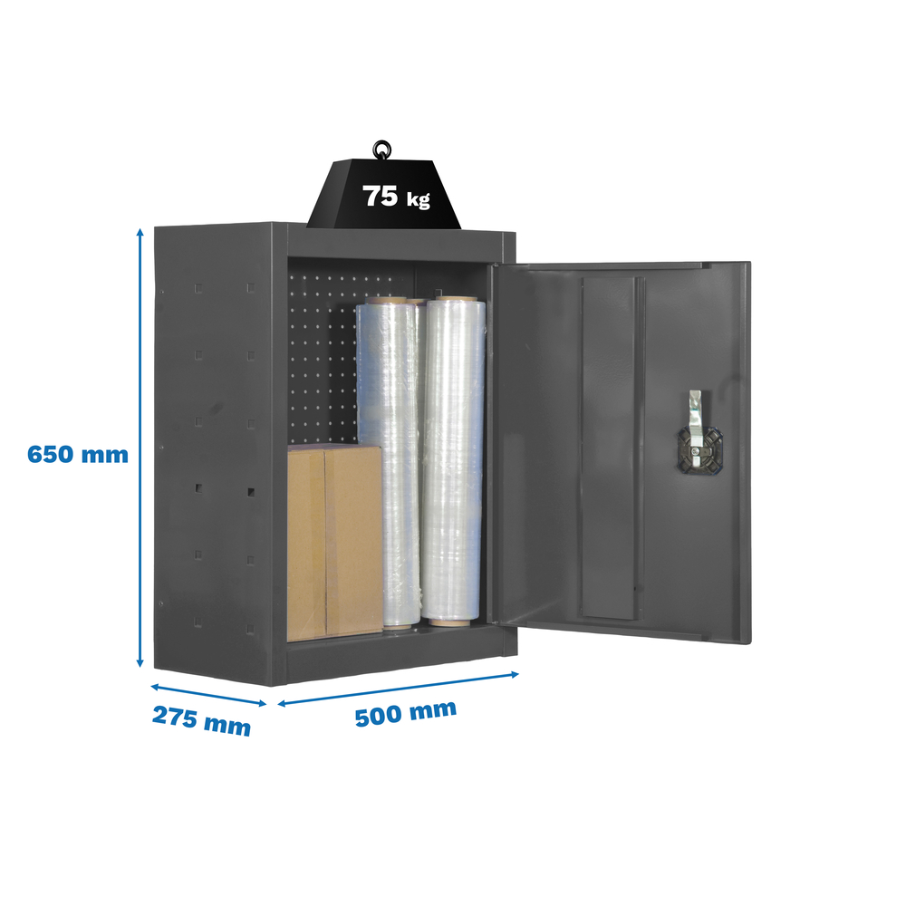 Armoire de rangement - 650x500x275 - Anthracite - SIMON RACK - 8425437122354