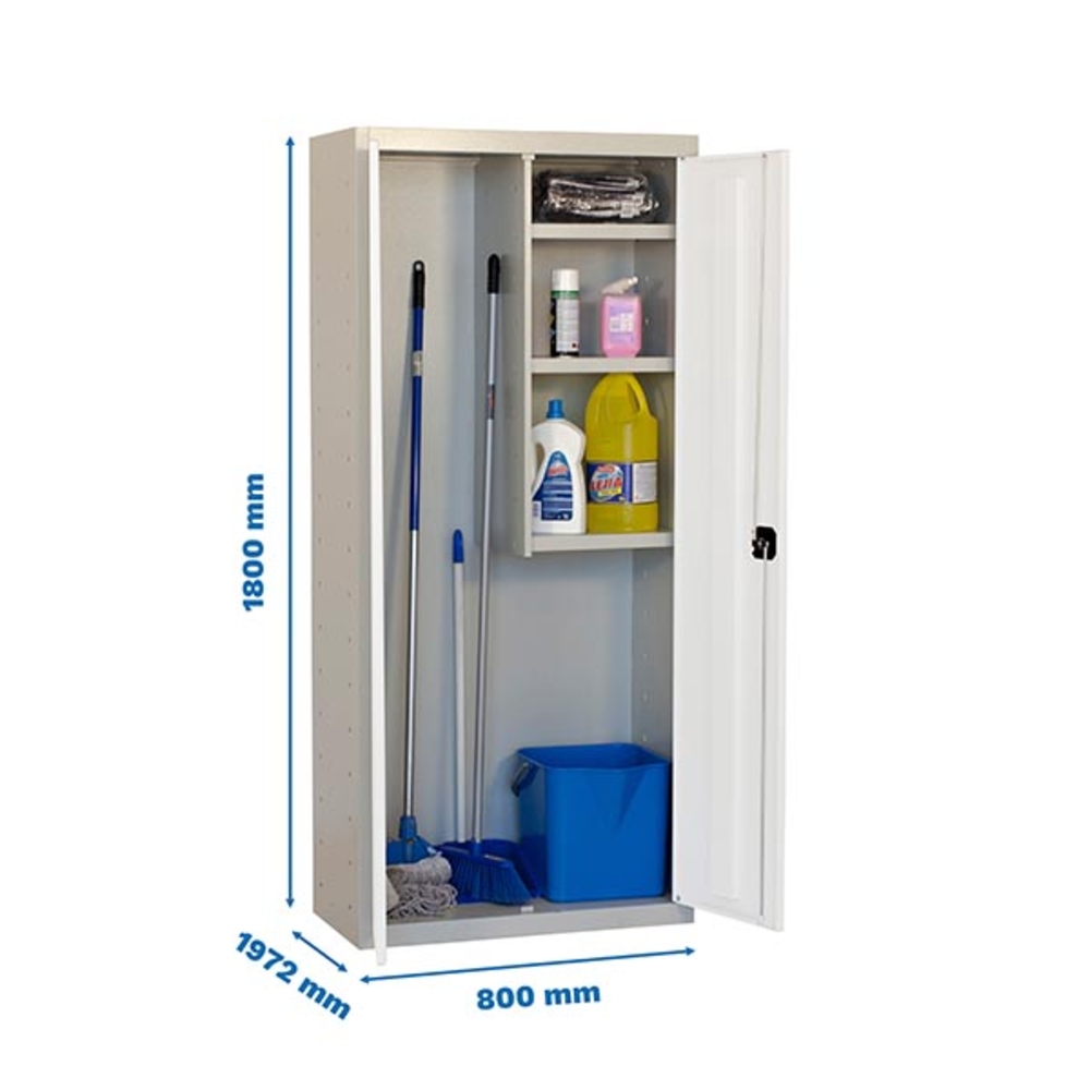 Vestiaire métallique 1800x800x400 - Gris - SIMON RACK - 8425437142611