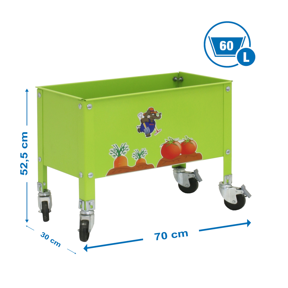 Jardinière extérieure - 485x700x300 - 1 niveau Vert - SIMON RACK - 8435104952399