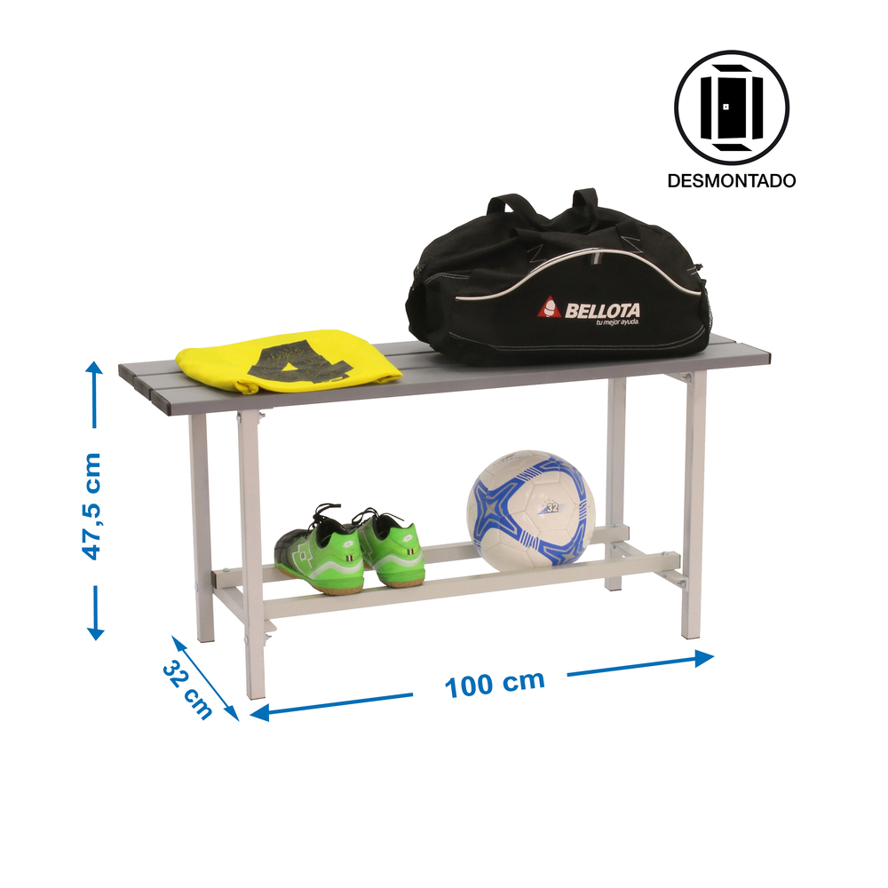 Banc de vestiaire 475x1000x320 - - SIMON RACK - 8435104986295