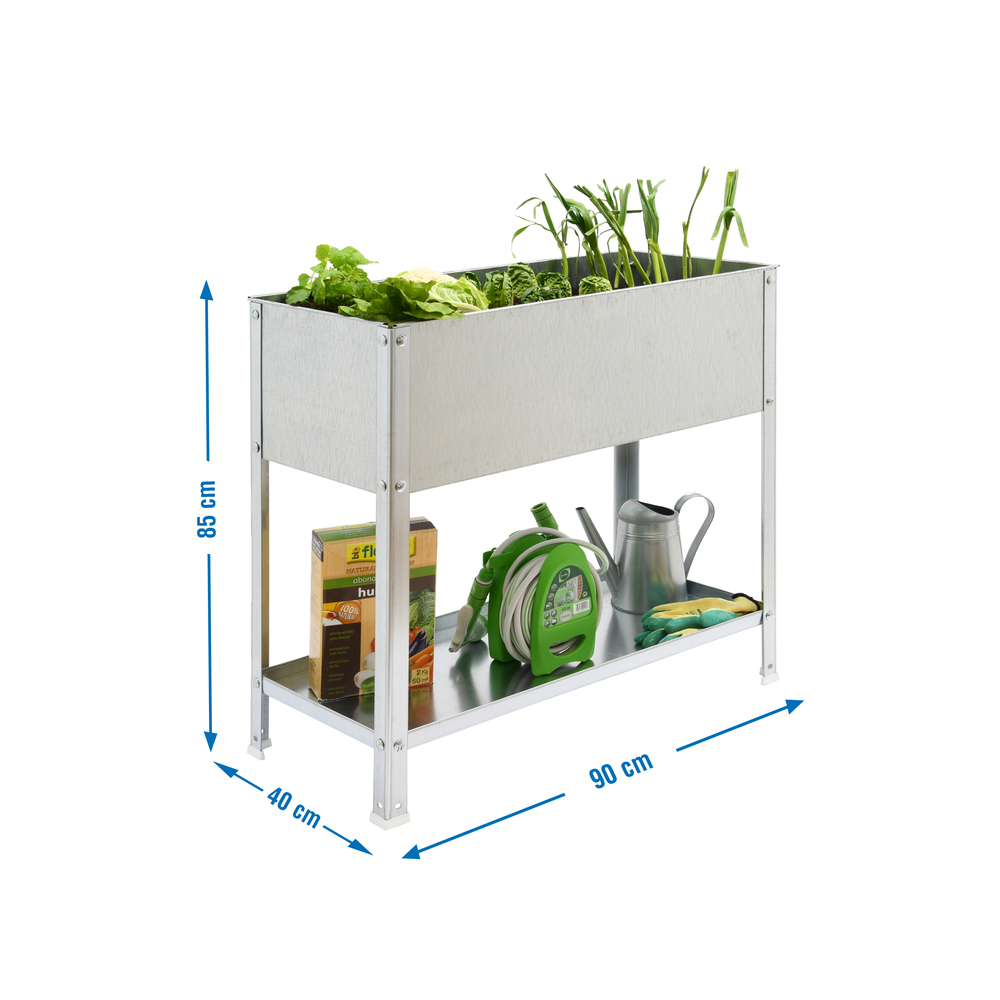 Jardinière extérieure - 850x900x400 - 2 niveaux Galvanisé - SIMON RACK - 8435104986493