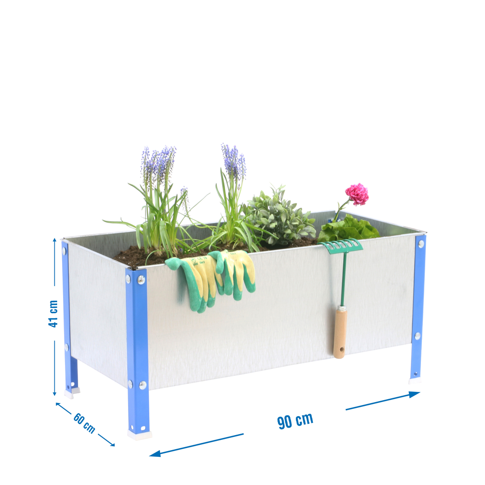 Jardinière extérieure - 410x900x600 - 1 niveau Bleu - SIMON RACK - 8435104986530