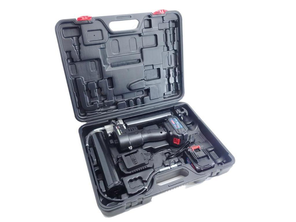 Pompe à graisse électrique 18V Li-ion (2 batteries) cartouche à visser et standard HYDROKIT - EAZPGE0008LITLH