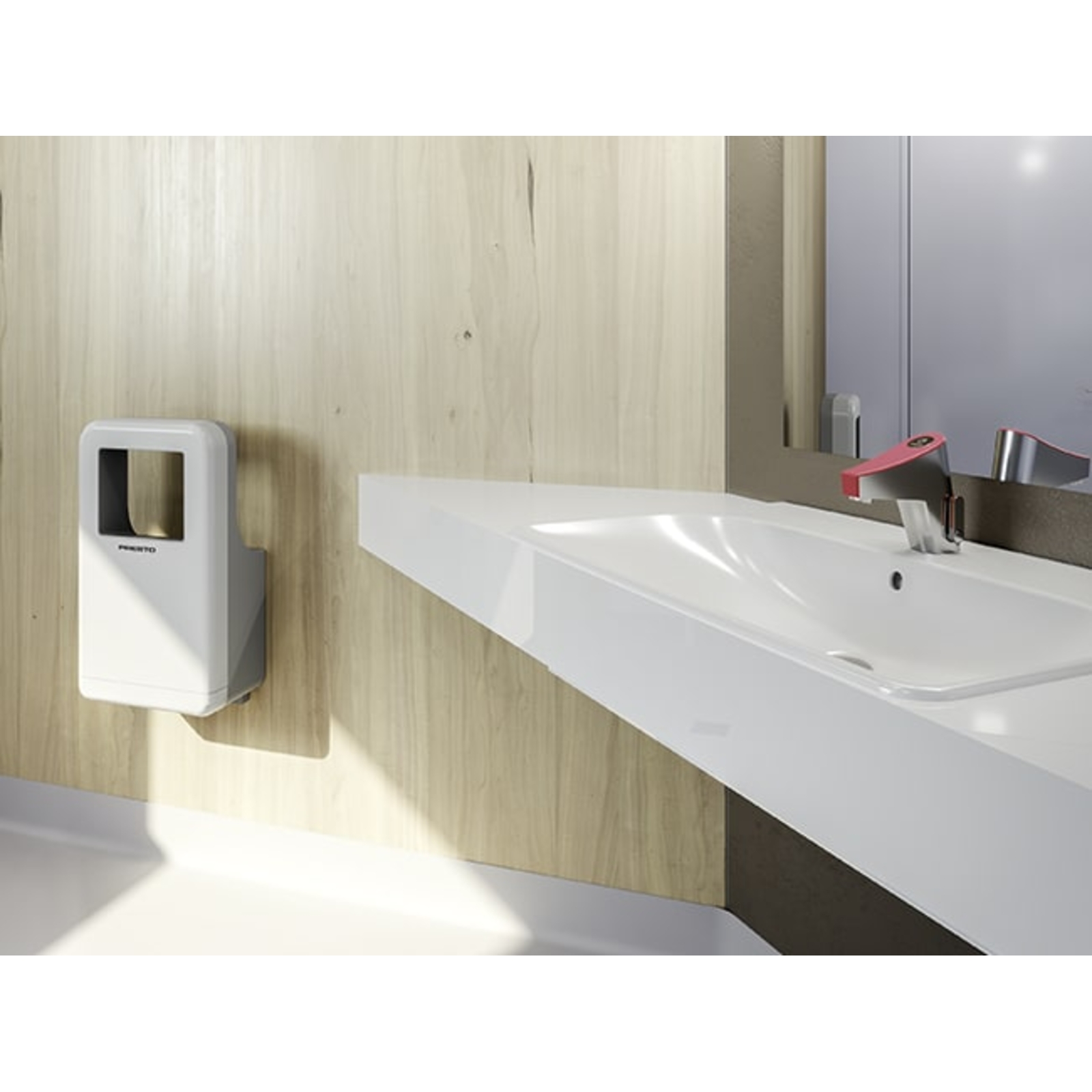 Sèche-mains automatique inox 1000W sans contact PRESTO - 60361