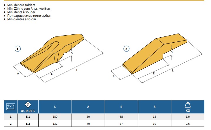 MINI DENT A SOUDER - ESTI - E 1