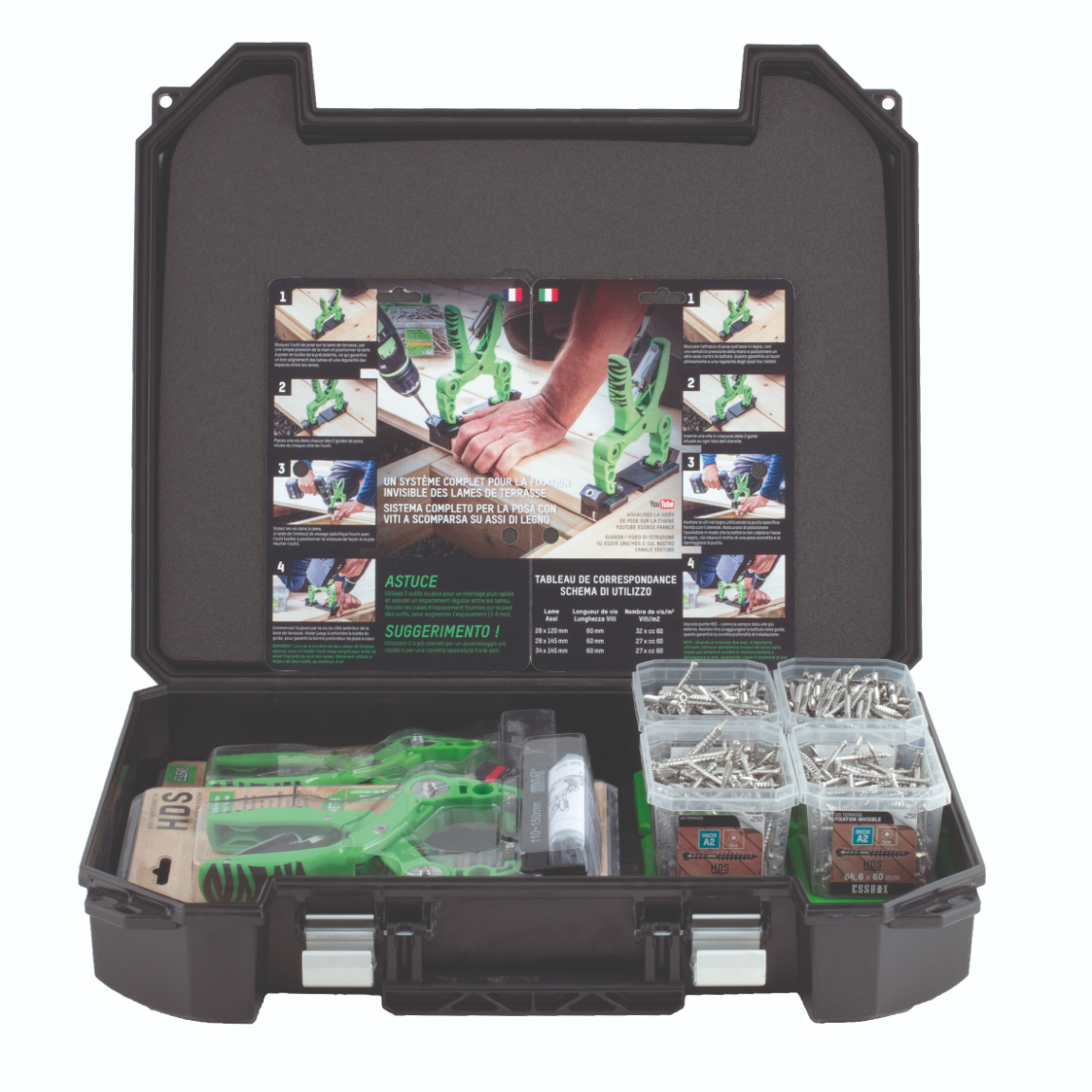 1000 vis HDS + 2 outils HDS - SCELL-IT - EX-462999002