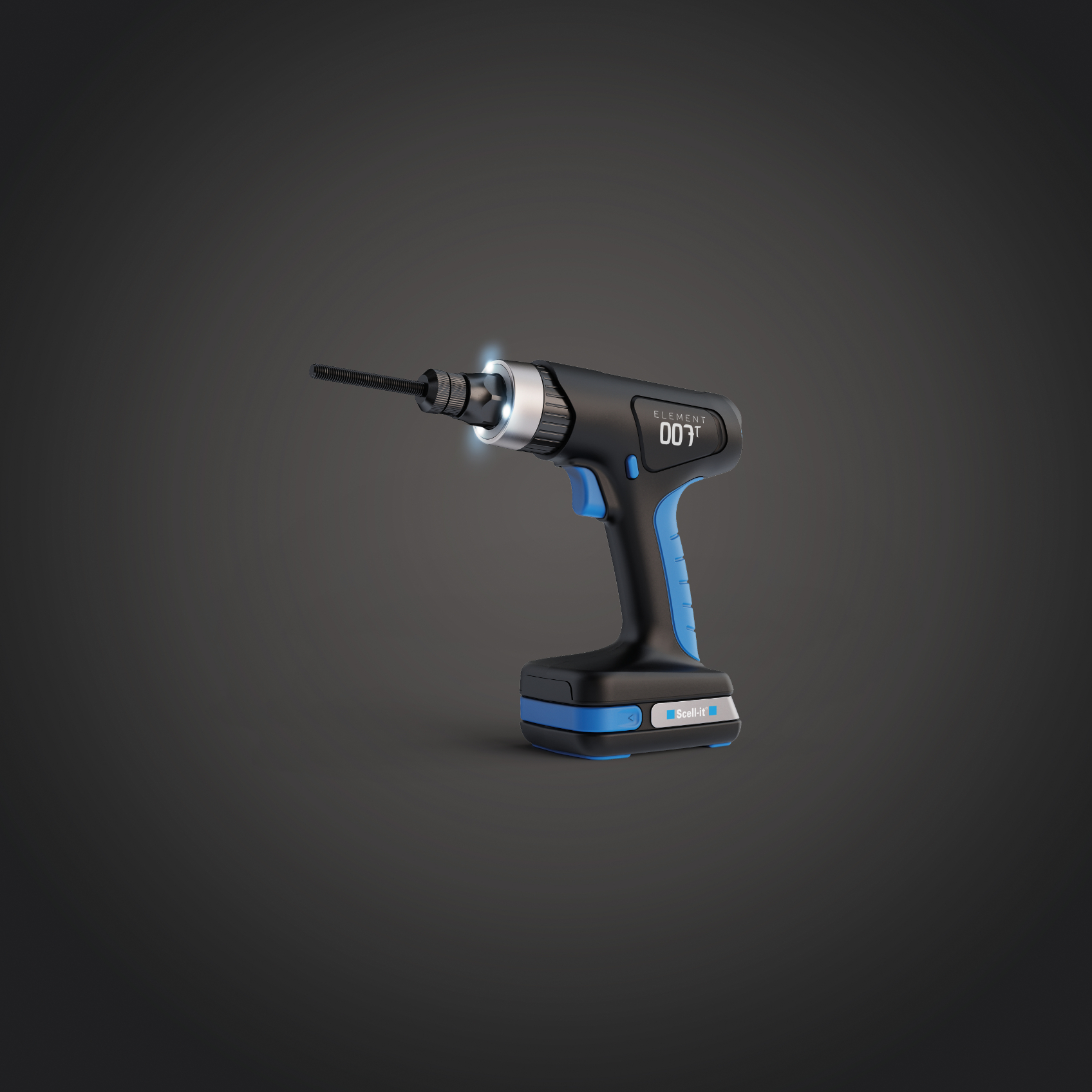 1 outil de pose sur batterie pour chevilles à expansion sans vis / M4 à M8 - SCELL-IT - E-007-T-1XBAT