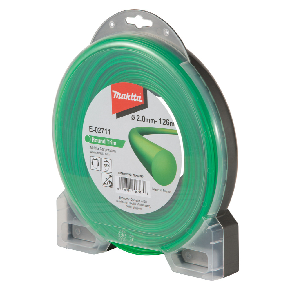 FIL ROND ROUND TRIM 2MM x 126M MAKITA - E02711