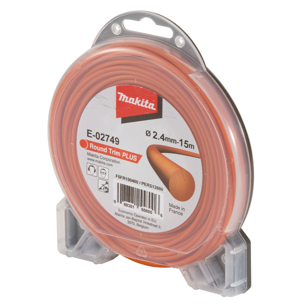 FIL ROND ROUND TRIM+ 2,4MM x 15M - MAKITA - E-02749
