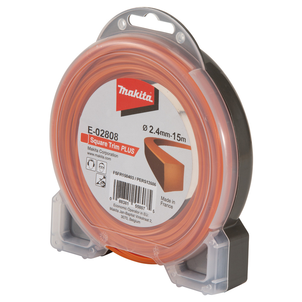 FIL CARRE SQUARE TRIM+ 2,4mm 15m - MAKITA - E-02808