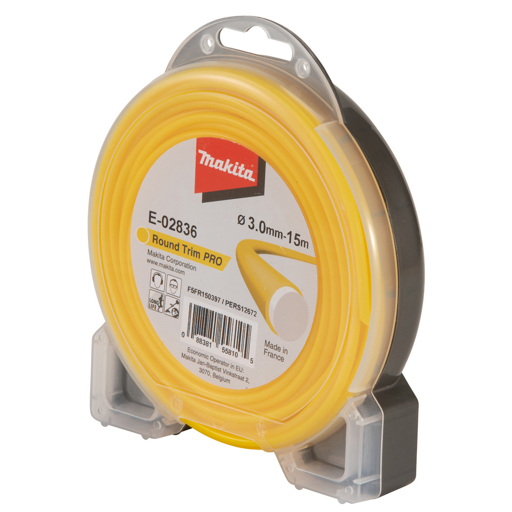FIL ROND ROUND TRIM PRO 3MM x 15M - MAKITA - E-02836