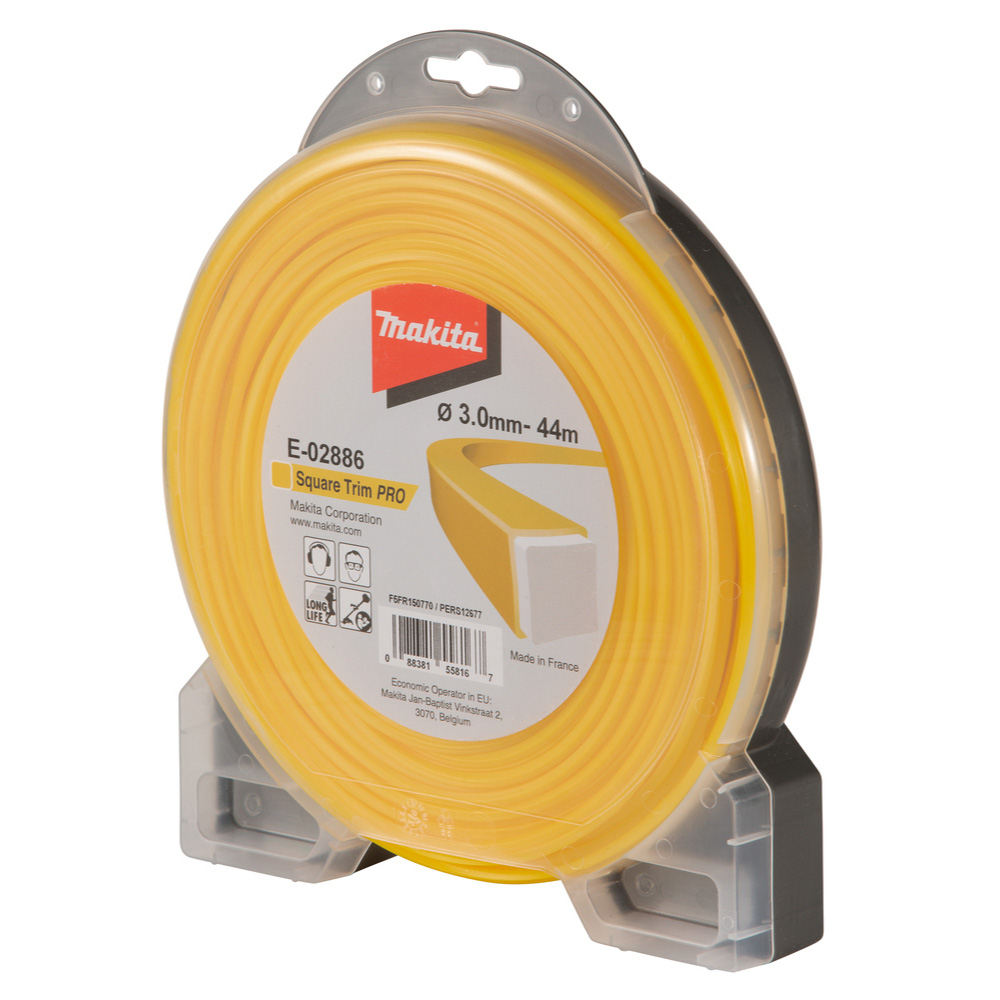 FIL CARRE SQUARE TRIM PRO 3mm 44m - MAKITA - E-02886