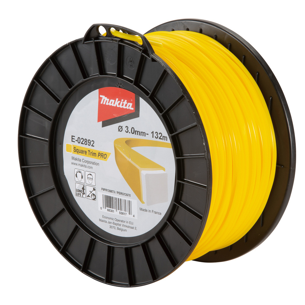 FIL CARRE SQUARE TRIM PRO 3mm 132m - MAKITA - E-02892