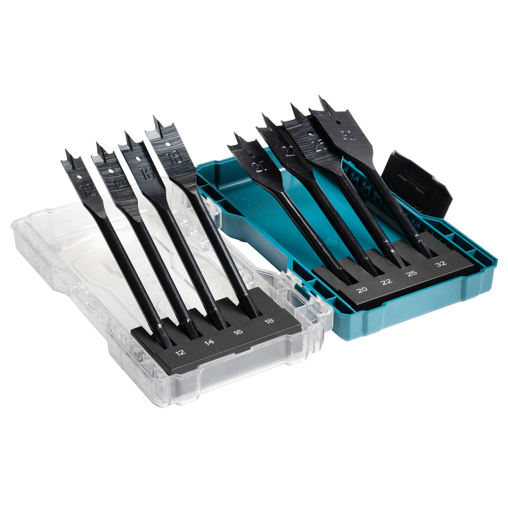 MASTER CARTON 10 COFFRETS 8 MECHES A BOIS - MAKITA - E-08698-10