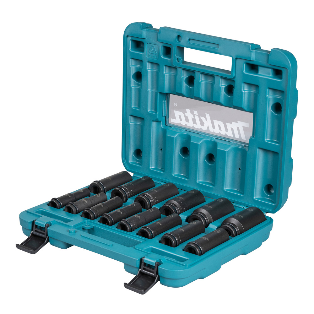 COFFRET 14 DOUILLES 1/2'' MAKITA - E16586