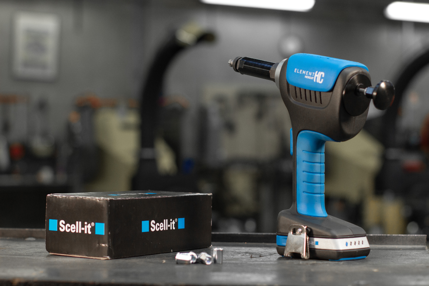 Poinçonneuse hexagonale SCELL-IT à batterie M5-M8 EHC2XBAT