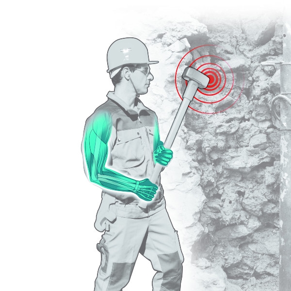 MASSE NANOVIB® 4 KG MANCHE BI-MATIÈRE 90 CM LEBORGNE- 127409