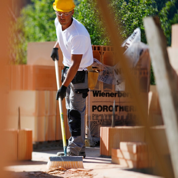 BALAI GRATTOIR LEBORGNE MANCHE EN BOIS + POIGNEE ERGONOMIQUE - 157103