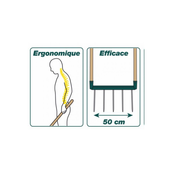 BIOGRIF GRELINETTE 5 DENTS SOUDEES NATUROVERT LEBORGNE - 320320