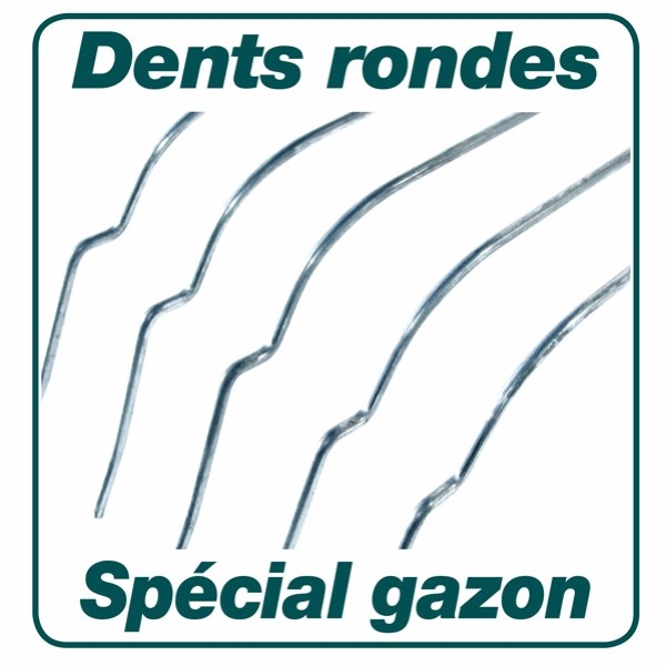 BALAI À GAZON XFIL DENTS ACIER LEBORGNE - 368121