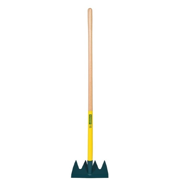 Râtissoire 4 dents + réglette Batipro manche en bois LEBORGNE - 439002