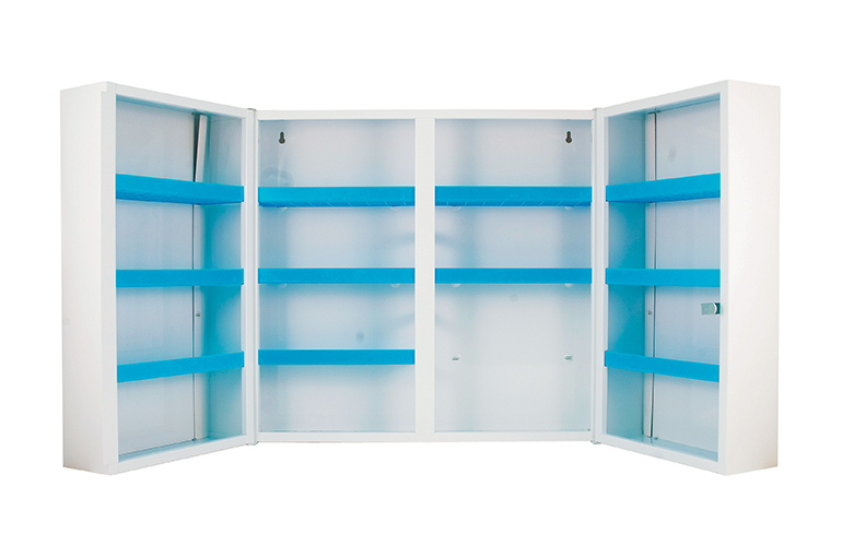 ARMOIRE À PHARMACIE FARMOR BLANCHE VIDE 2 PORTES GRAND MODÈLE -ARM 4003 DG