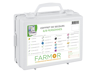 Coffret de secours 6/8 personnes FARMOR -FAR 1020 AP