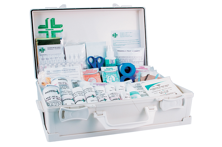 COFFRET DE SECOURS FARMOR 20 PERSONNES EN ABS -FAR 1050 AP