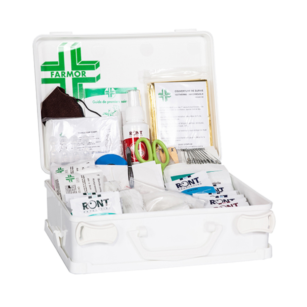 COFFRET DE SECOURS FARMOR 6/8 PERSONNES - FAR 2040 PP